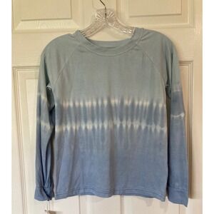 C&C California Blue Tie Dye Soft LS Shirt 10/12 Boho Skater Casual Layering